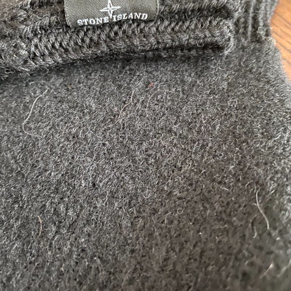 Brand New With Tags Stone Island Wool Fingerless Men's Mittens - Picture 15 of 16
